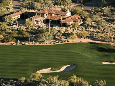 On the ninth green