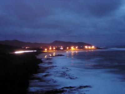 Sandy Beach before sunrise