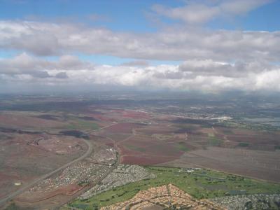 Looking east from Waianae towards Honolulu