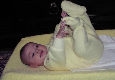 Look, I can touch my toes