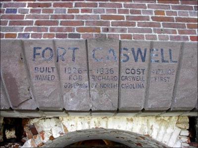 Fort Caswell entrance