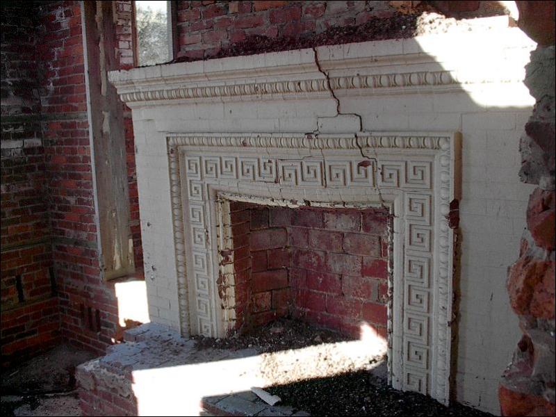 Engine House fireplace