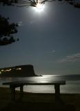 Moon rise over Avalon Beach