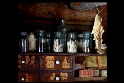 Chinese traditional medicine store