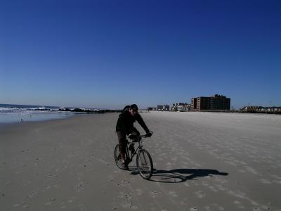 Beach Bicycling