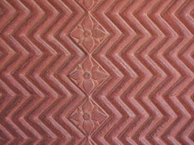 Fatherpur Sikri, Wall Detail Carved in Sandstone