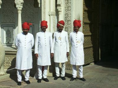 Jaipur, Guards at City Palace