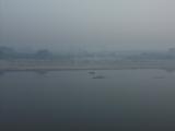 Agra, Yamuna  River, View from Taj Mahal,