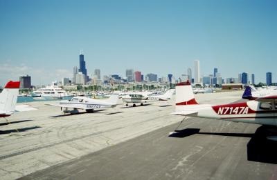 06-34-Meigs Field and Chicago Skyline