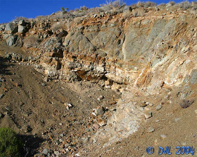 Mine at 35 28 51 N and 117 41 06 W