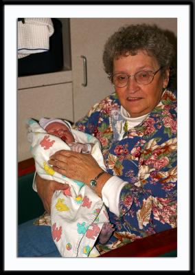 Erma (great-grandmother) and Noelle.