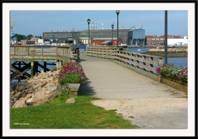 The harbor in Portsmouth, New Hampshire.