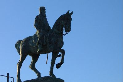 statue-of-king-Leopold-II, Ostend