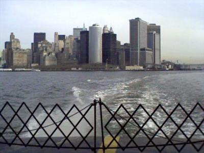 Photo From Carlos. View of Lower Manhattan from Staten Island Ferry.