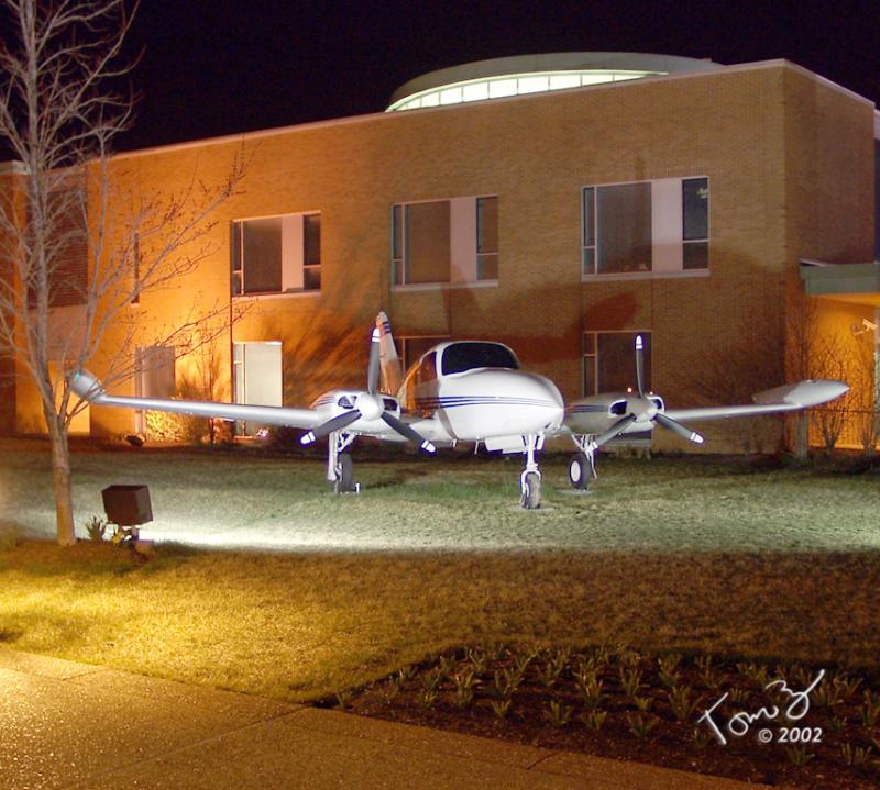 Plane on the SLU Campus