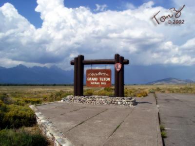 Grand Teton National Park Entrance