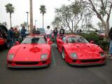 2 Ferrari F40s
