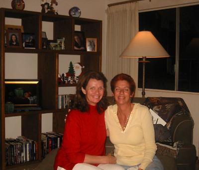 Mom Diana and her youngest sister Gail