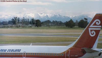 Airport at Christchurch, New Zealand