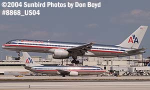 American Airlines B757-223 N662AA and B737-823 N910AN aviation stock photo #8868