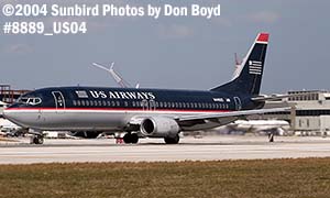 U S Airways B737-4B7 N441US aviation stock photo #8889