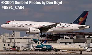 TACA A320-233 N461TA airliner aviation stock photo #8891