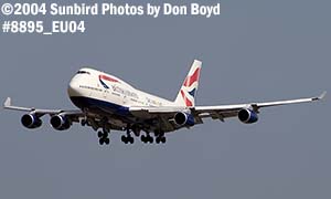 British Airways B747-436 G-BNLA Dreamflight airliner aviation stock photo #8895