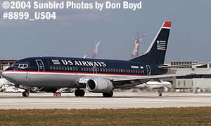 U S Airways B737-301 N585US aviation stock photo #8899
