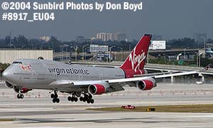 Virgin Atlantic B747-4Q8 G-VFAB Lady Penelope airliner aviation stock photo #8917