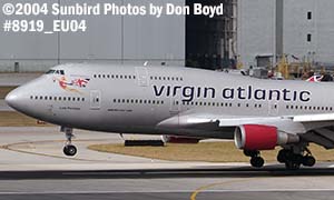 Virgin Atlantic B747-4Q8 G-VFAB Lady Penelope airliner aviation stock photo #8919