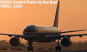 American Airlines B757-223 N685AA sunset aviation stock photo #8961