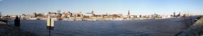 Hamburg Harbour, View from the Other Side