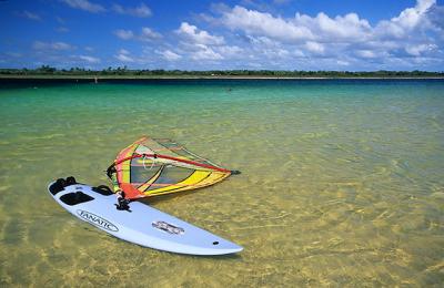 windsurf na lagoa de jijoca (Lagoa do paraíso)