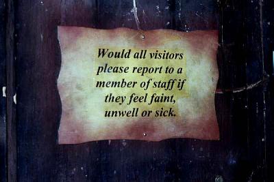 sick visitors