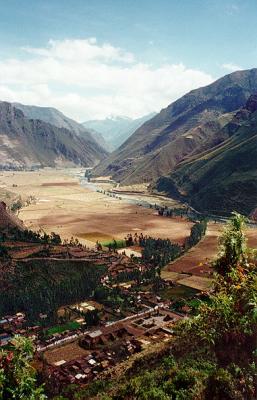 The Sacred Valley:one of the stock shots you'll see from us visitors.