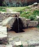 A fountain right outside the resting spot a few shots back