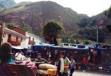 Pisac Market, keeping the tents supplied