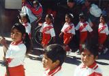 Puno: it was a celebration day.  Taken from train window.