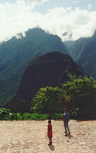 Two younger ones taking in the scenery