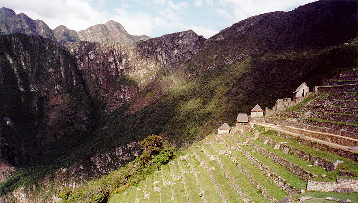 Looking across at the other side of the Caretaker houses.