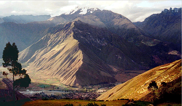 Another view at dusk in The Sacred Valley