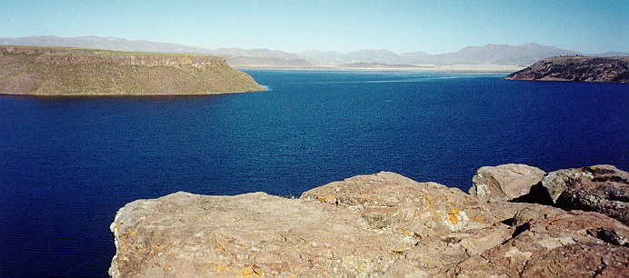 The lake at Sillustani