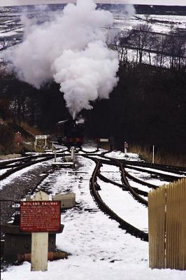 Keighley and Worth Valley Railway, Haworth, Feb 1982