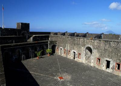 Inside Fort St Kitts