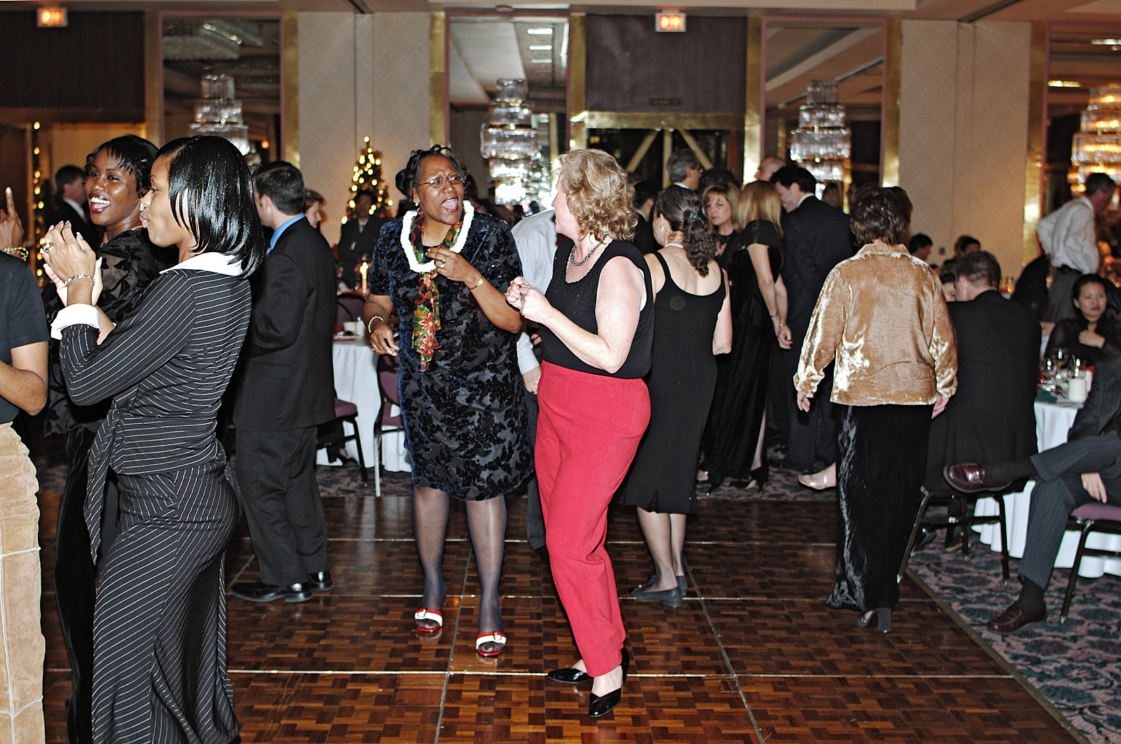 dancing Christmas party
