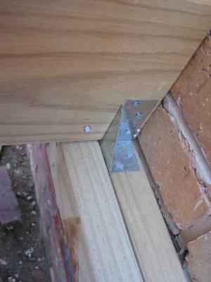 repairs to joists damaged by tank lifting