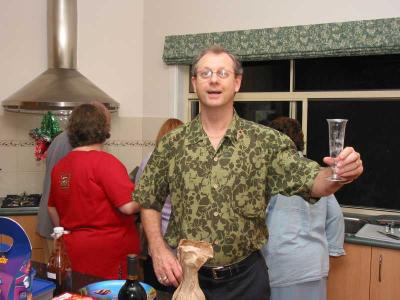 Kitchen party at our Christmas drinks
