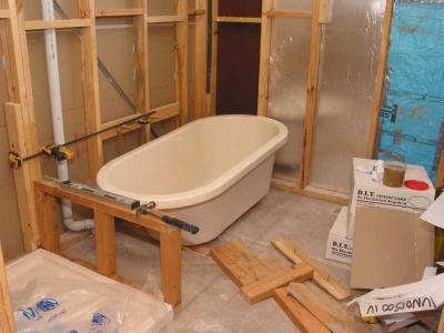 For something different - upstairs bathroom gets started