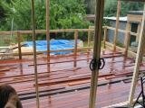 Rain on the Decking Boards