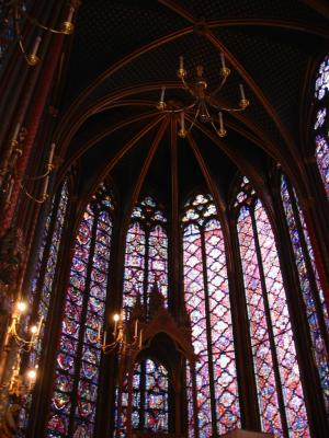 Upper Chapel windows // Paris